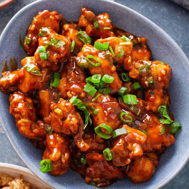 Chicken Manchurian.