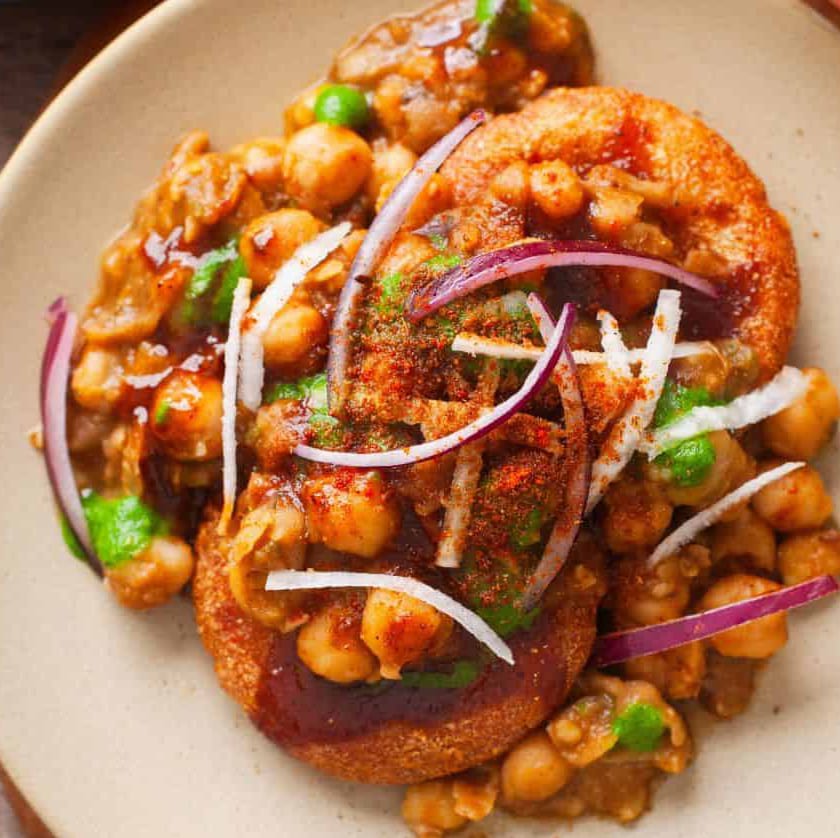 Aloo Tikki Chaat.