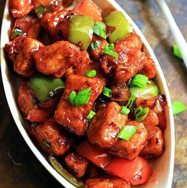 Chilli Paneer.
